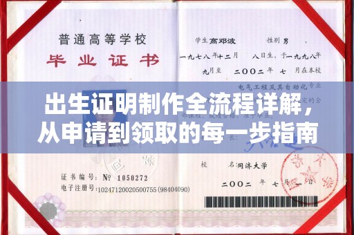石城出生证明制作全流程详解，从申请到领取的每一步指南