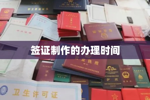 石城签证制作的办理时间