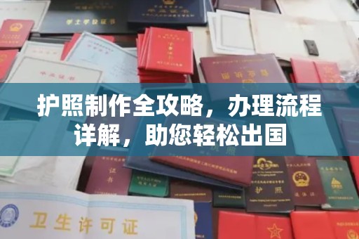 石城护照制作全攻略，办理流程详解，助您轻松出国